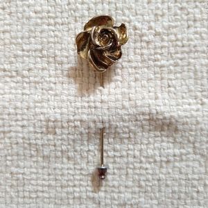 Vintage Rose Lapel Pin